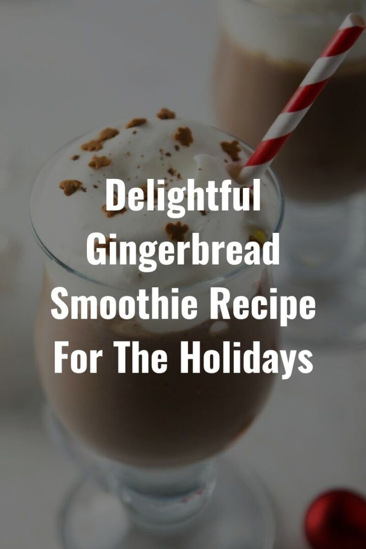 Delightful Gingerbread Smoothie Recipe For The Holidays