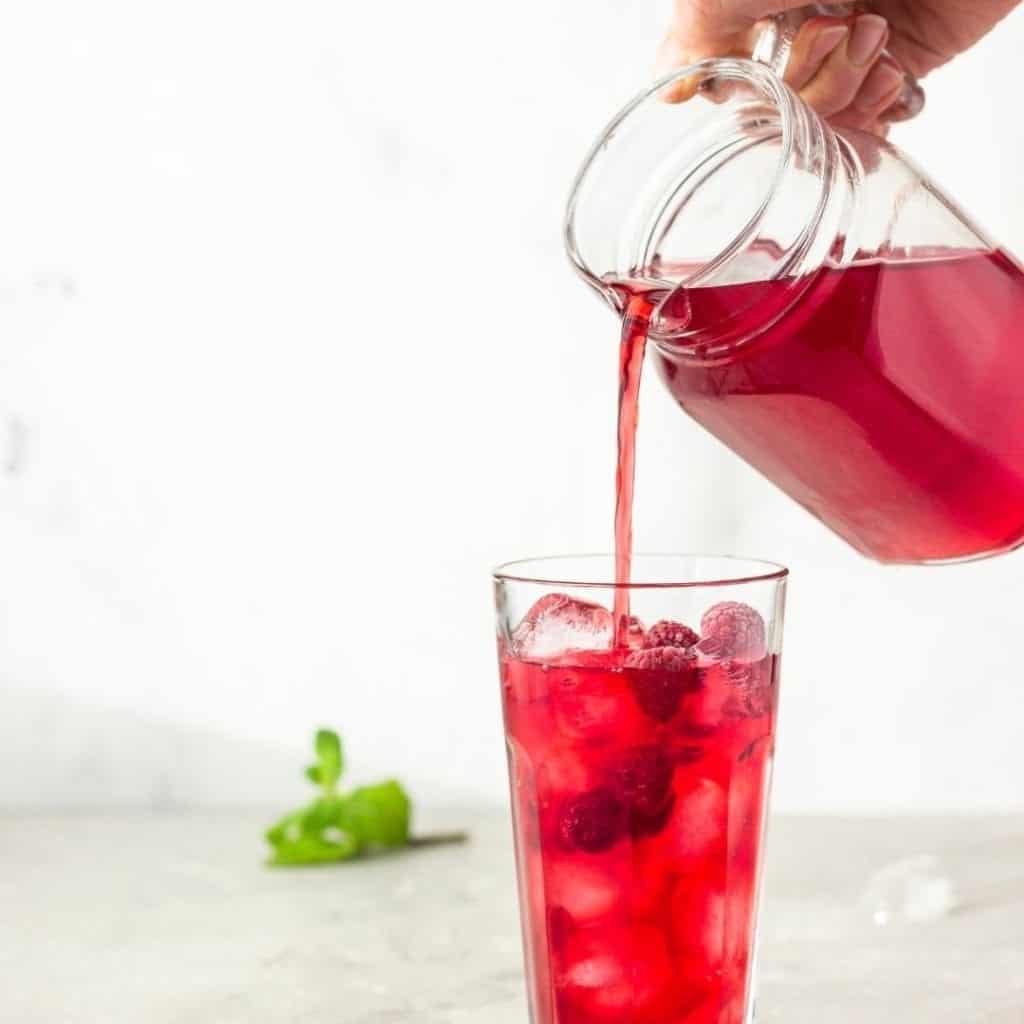 Raspberry rooibos iced tea recipe