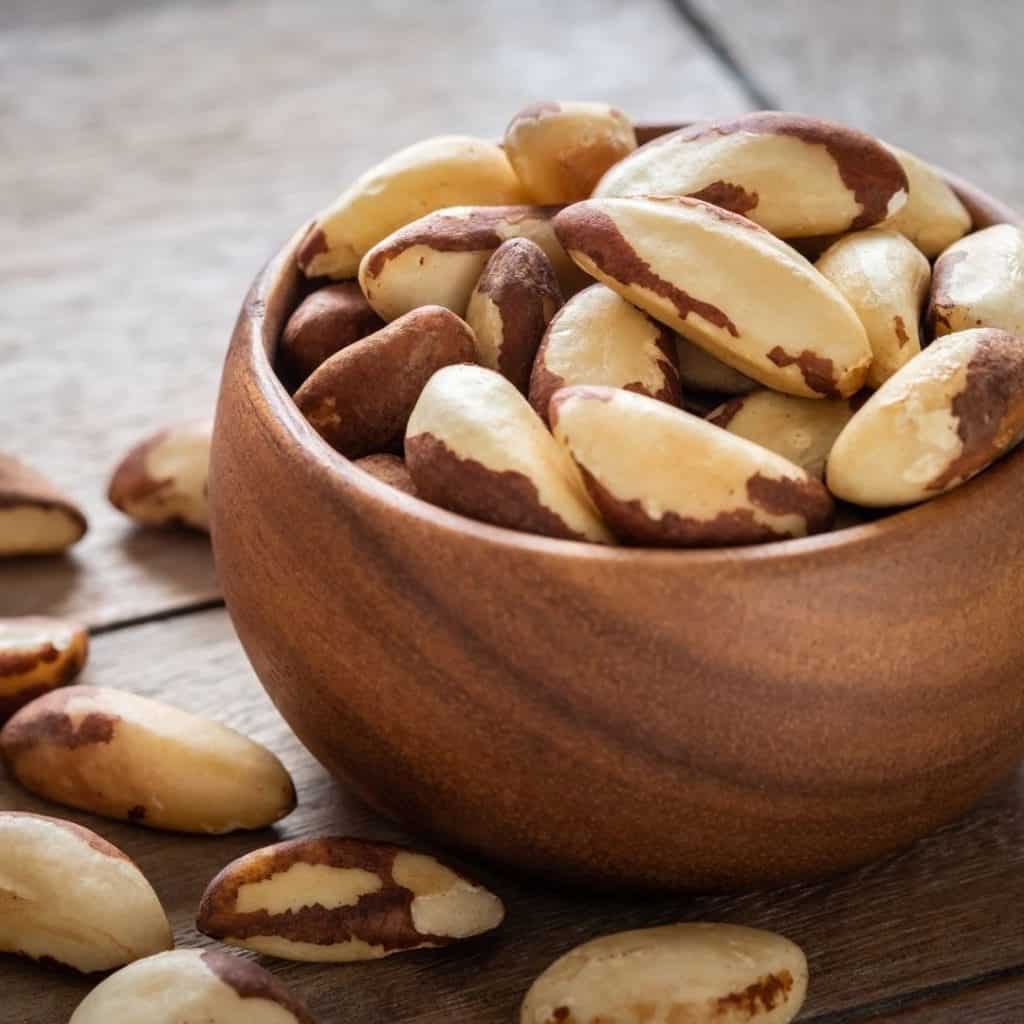 Brazil nuts are a key mineral souce of selenium.