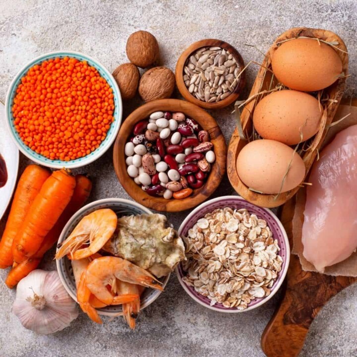 Foods rich in minerals for the body.