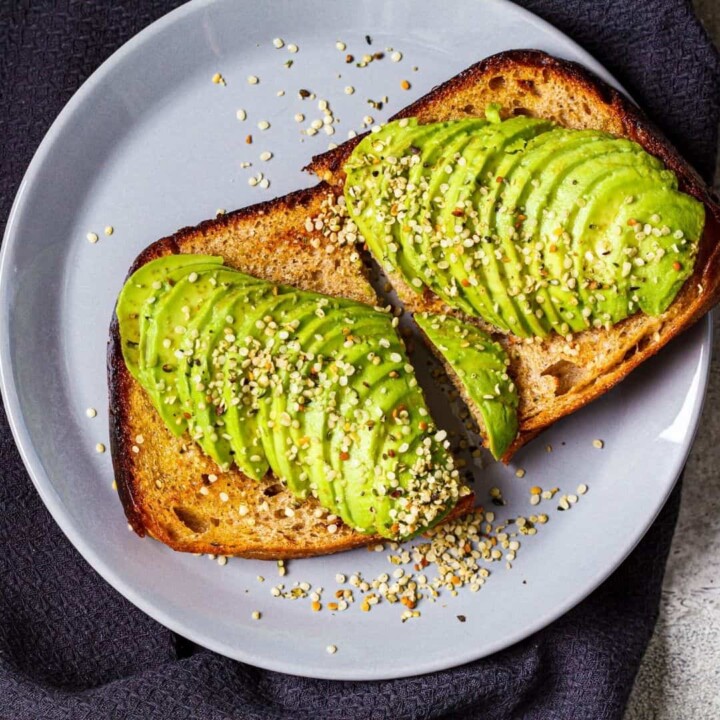 avocado hemp toast