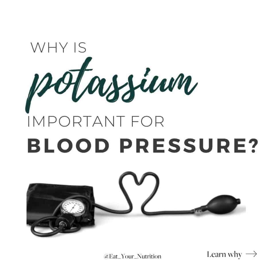 Why potassium is important for blood pressure. 