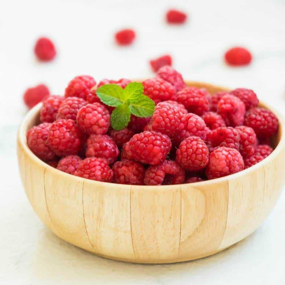 Nutrition facts raspberries
