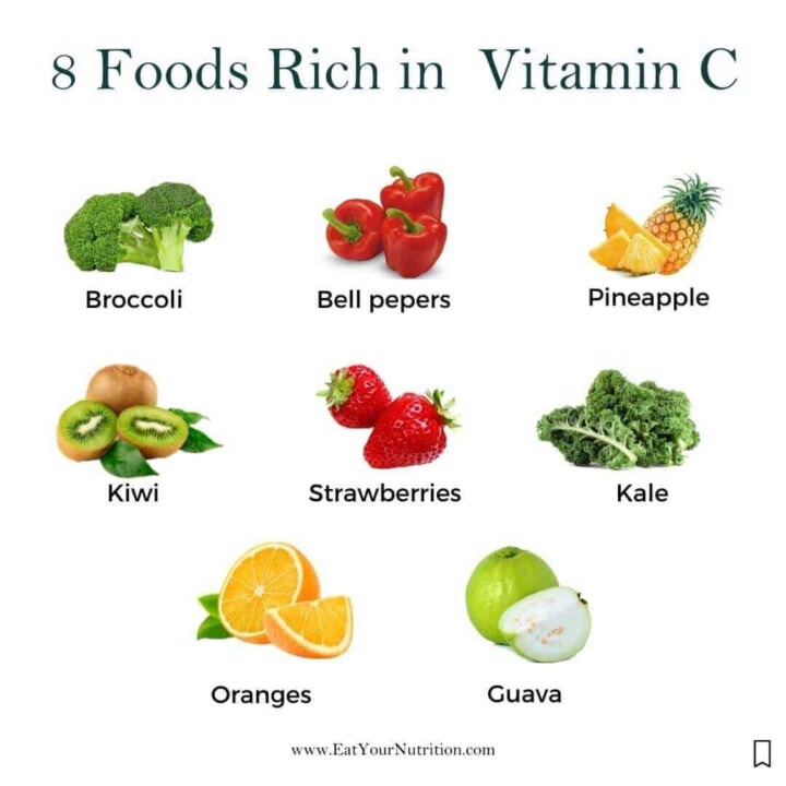 8 foods rich in vitamin C