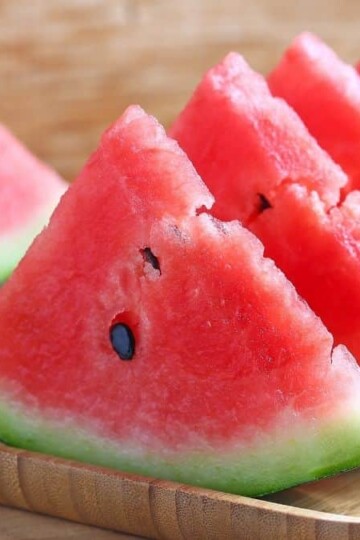 top hydrating foods to include in your diet like this watermelon.
