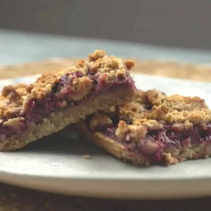 Blackberry square recipe.