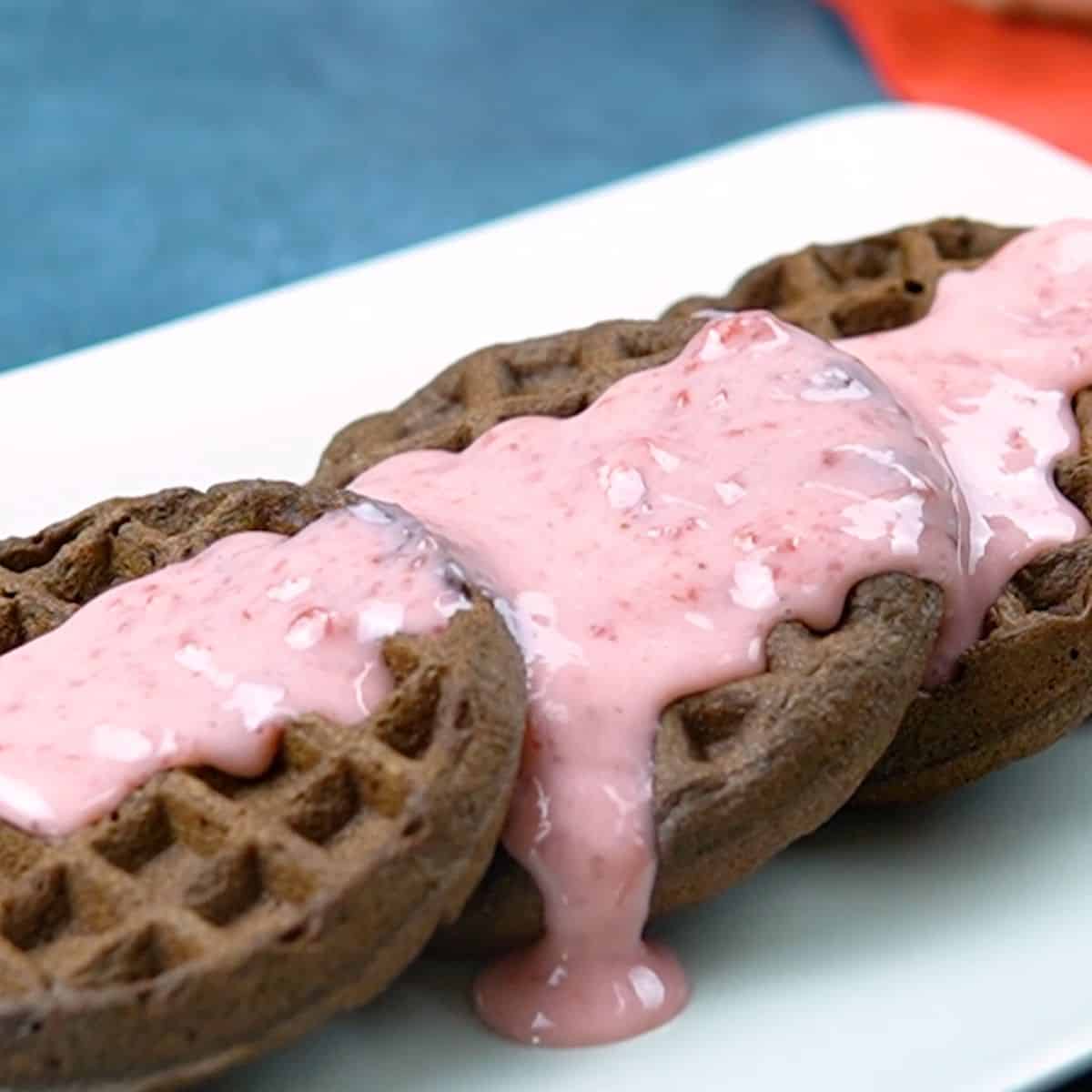gluten-free chocolate waffles