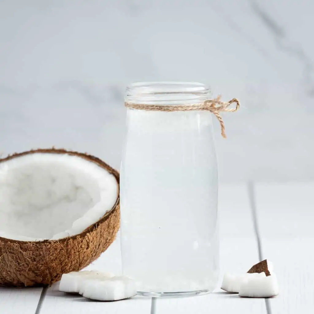 Coconut water electrolyte recipe for gut health.