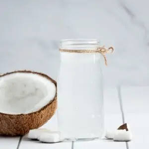 Coconut water electrolyte recipe for gut health.