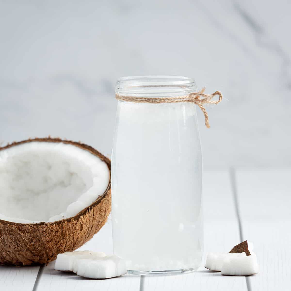 Coconut water electrolyte recipe for gut health.