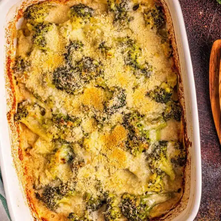 How to Make Healthy Creamy Broccoli Au Gratin