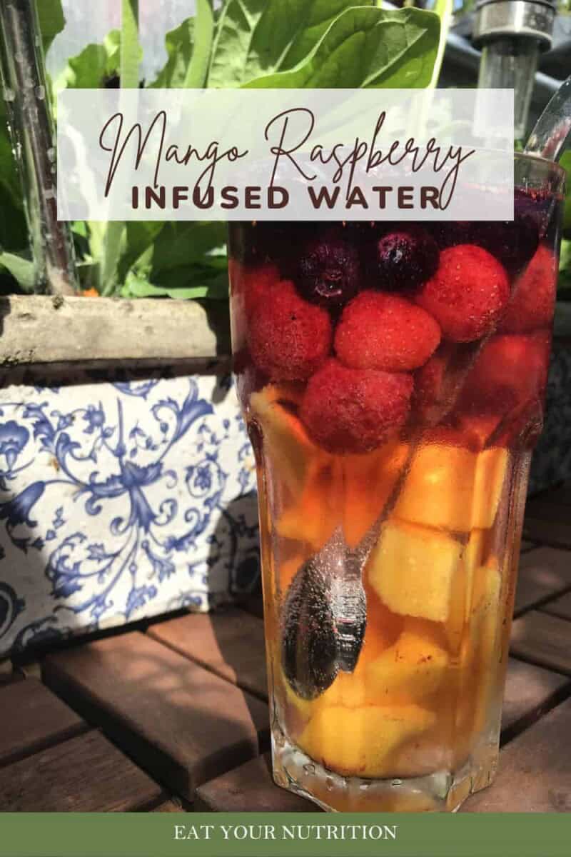 Easy, Perfect Low Sugar Drink Ideas Like Mango Infused Water