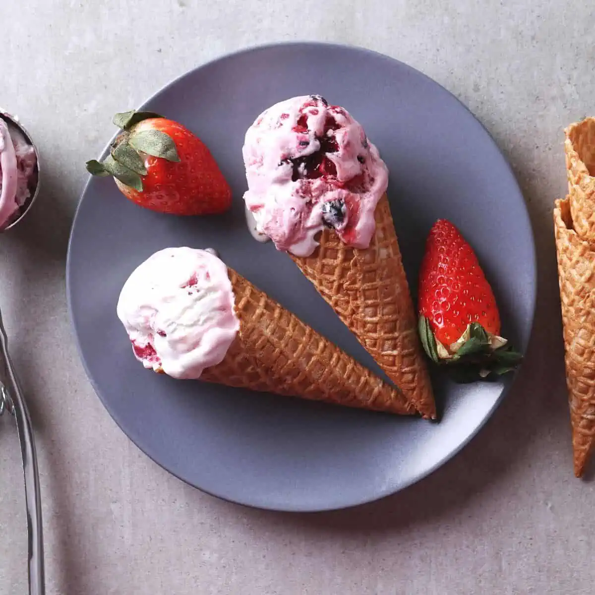 Vegan, Dairy-Free Strawberry Ice Cream Recipe