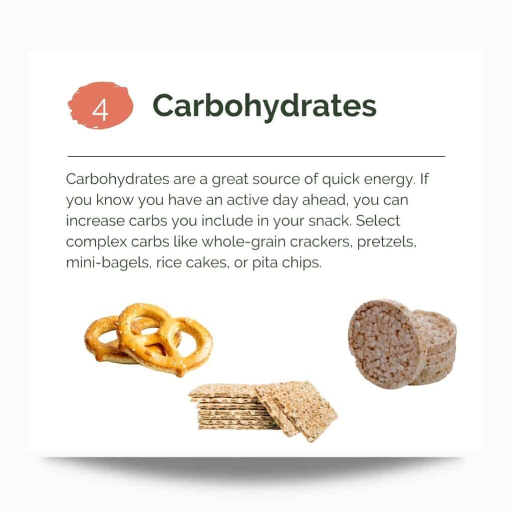 Complex carbohydrates for a healthy bento box idea.
