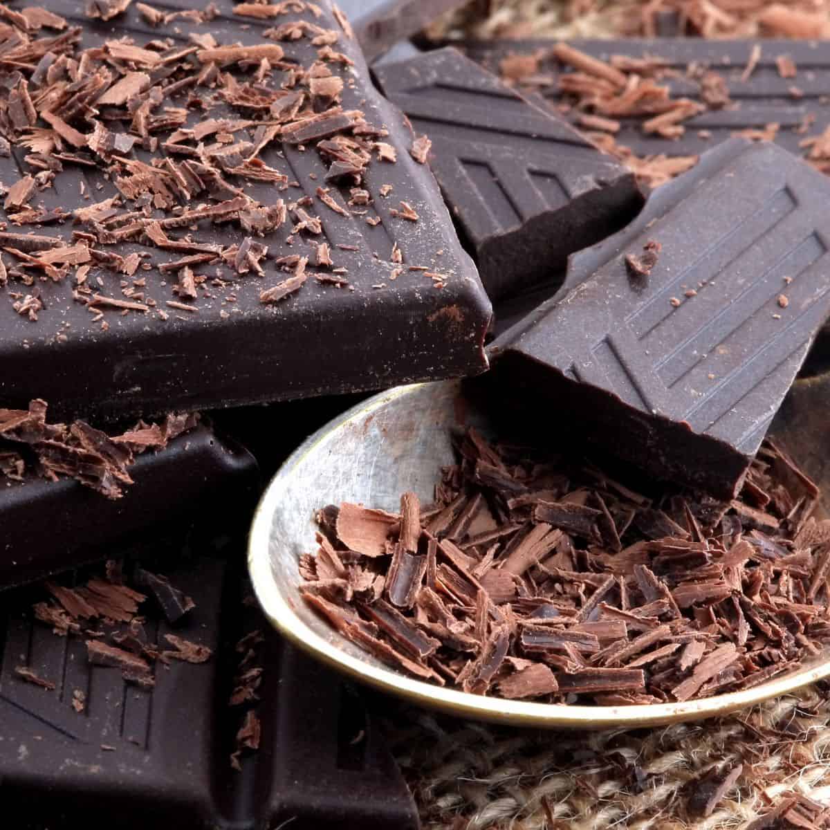 Dark chocolate is a cortisol lowering food to aid in stress relief.