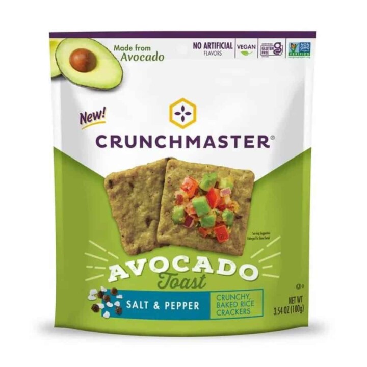 avocado toast crunchmaster crackers