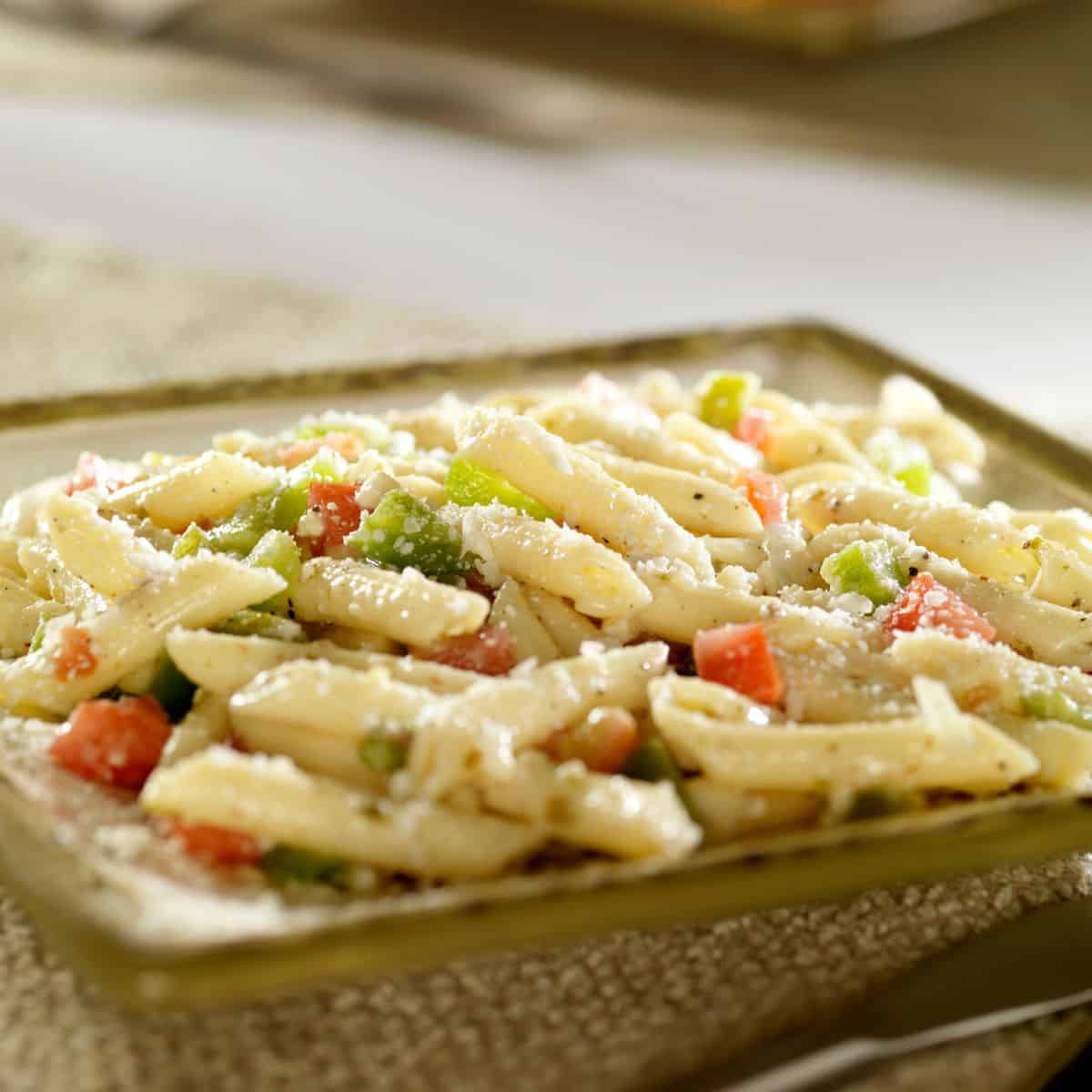 summer fresh Greek salad recipe made with feta