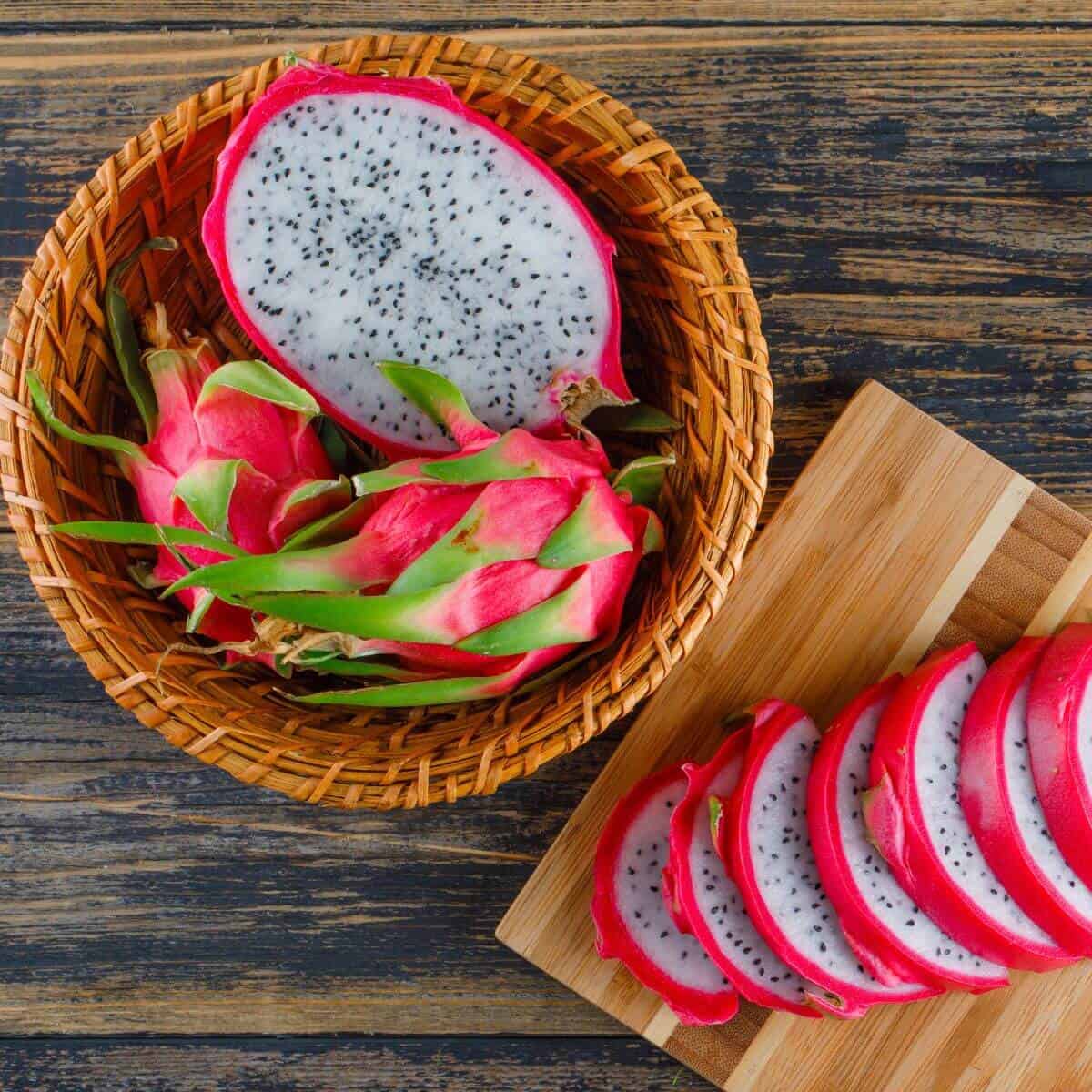 Pitaya fruit, full of antioxidants. 