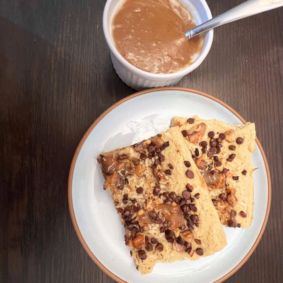 Serve magic bar cookies with coconut for halloween