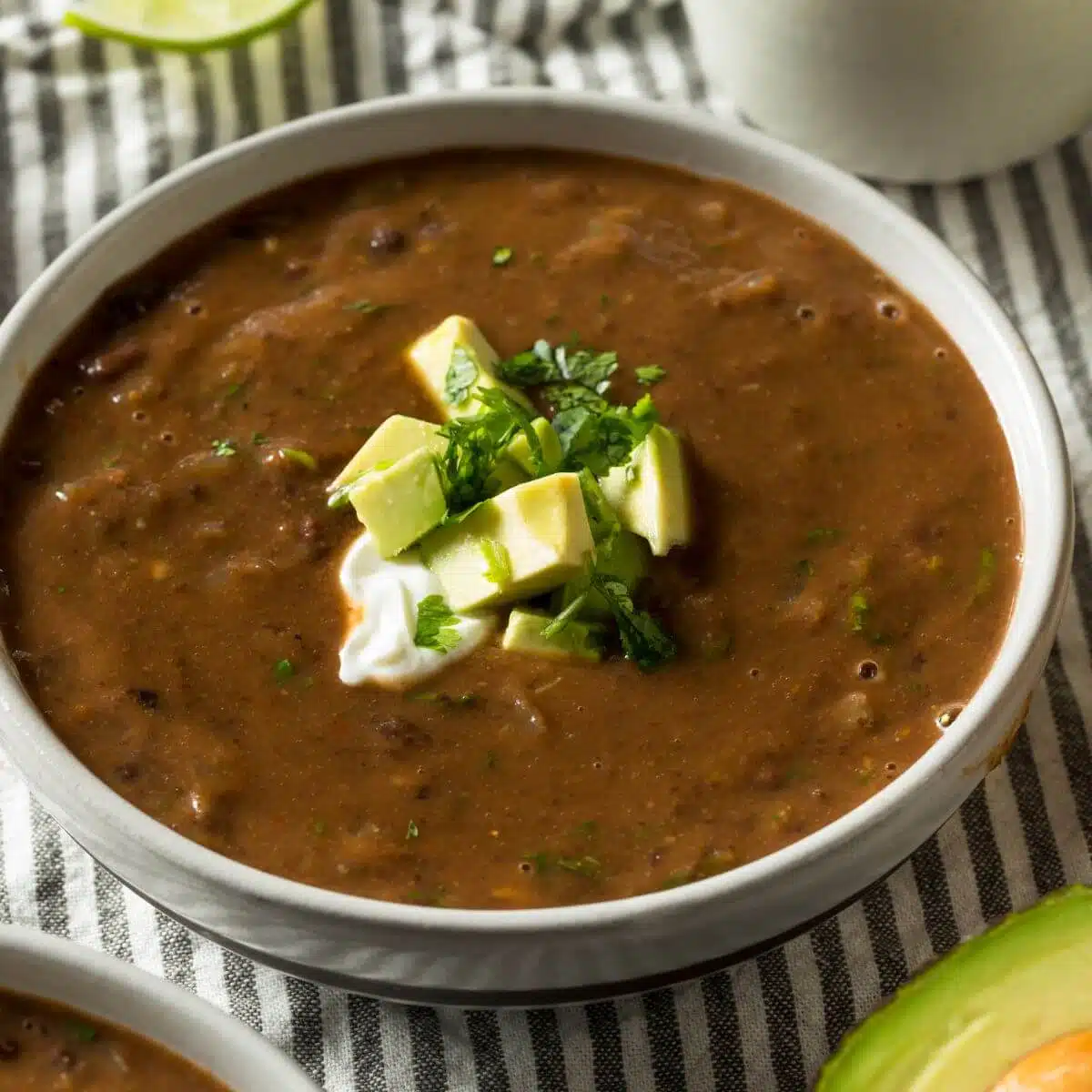 Slow cooked black bean soup recipe, the best gluten free crock pot recipes