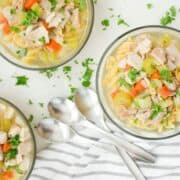 Healing chicken soup ingredients
