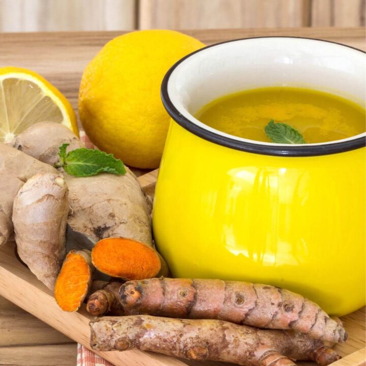 Inflammation food fighters like ginger and turmeric help with inflamed body.