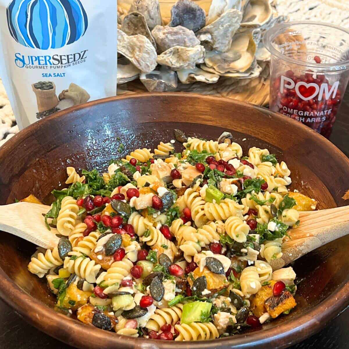 Butternut Squash and pasta salad