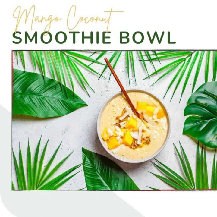 mango smoothie bowl