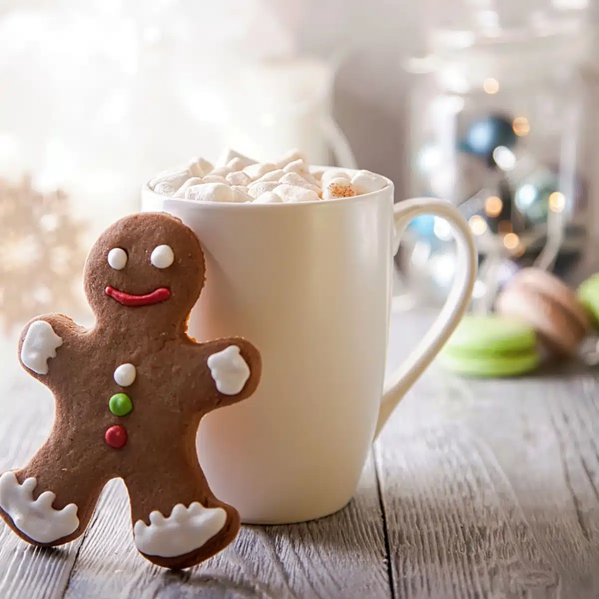 homemade gingerbread latte