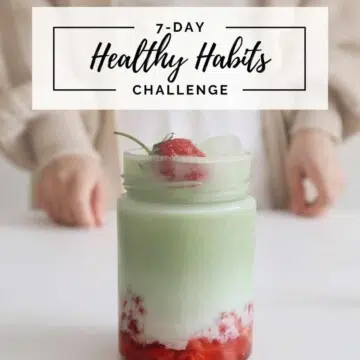 7 Day healthy habits email newsletter challenge.
