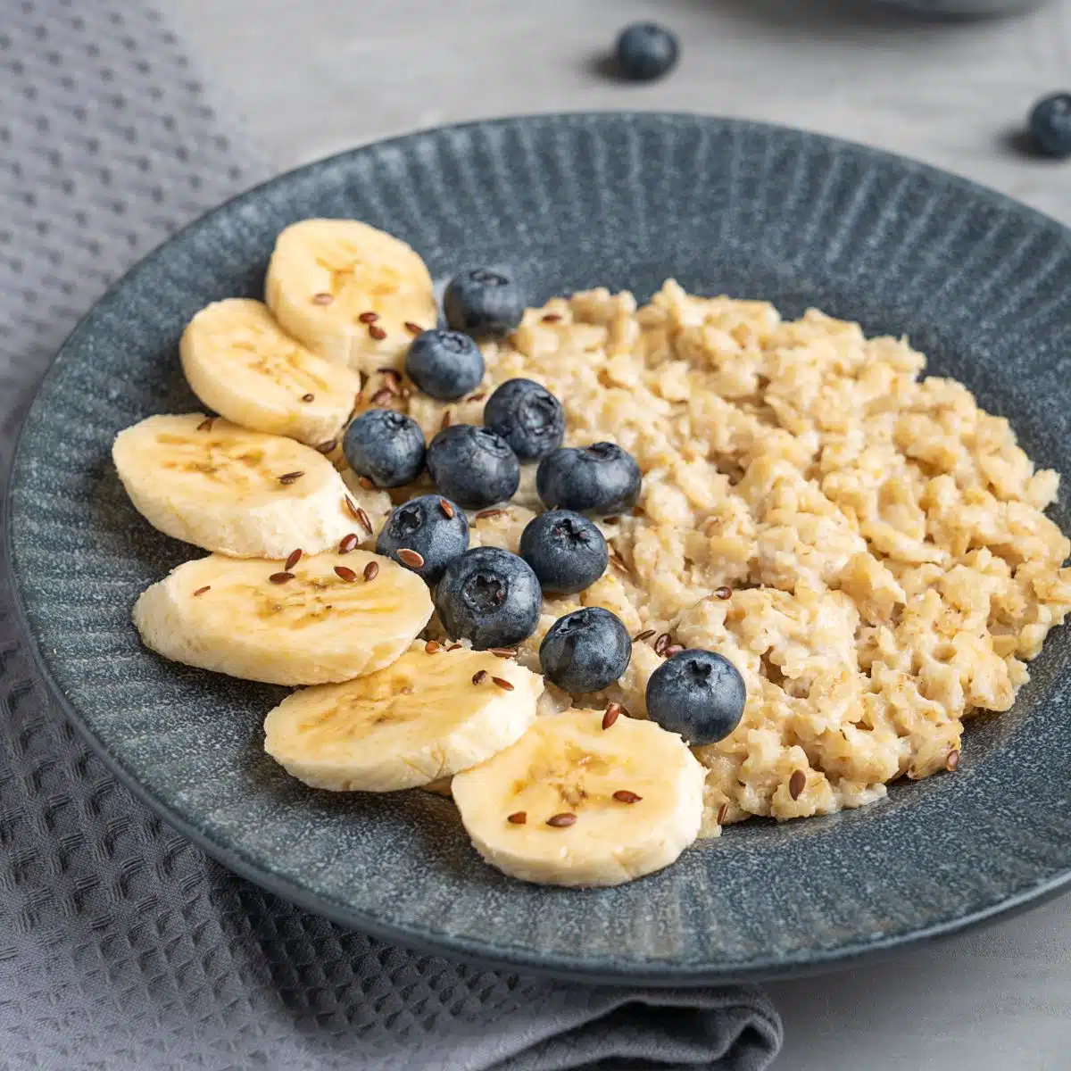 Blueberry hemp overnight oats recipe