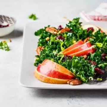 Massaged kale salad with apple recipe