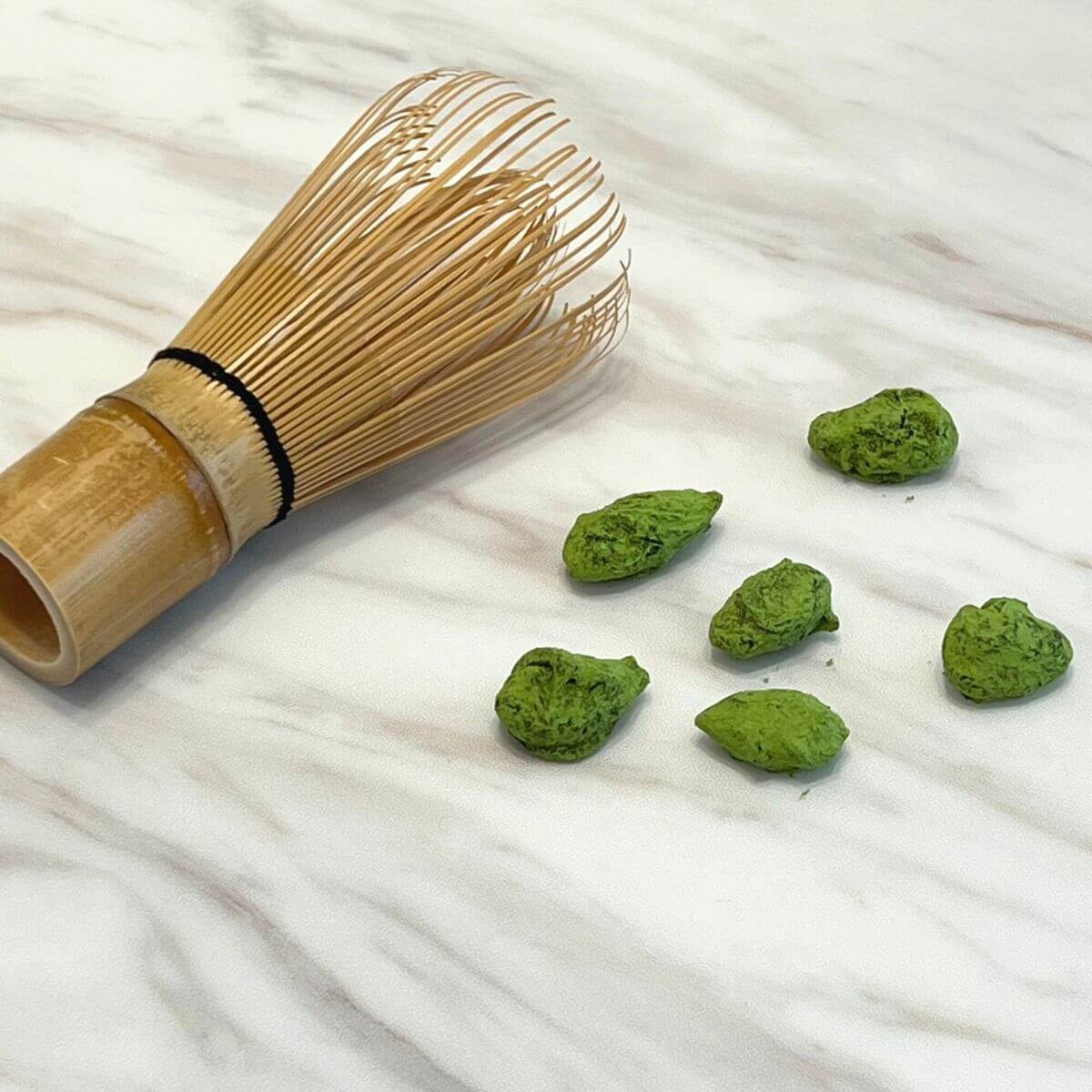 Matcha green tea chocolate covered almonds recipe