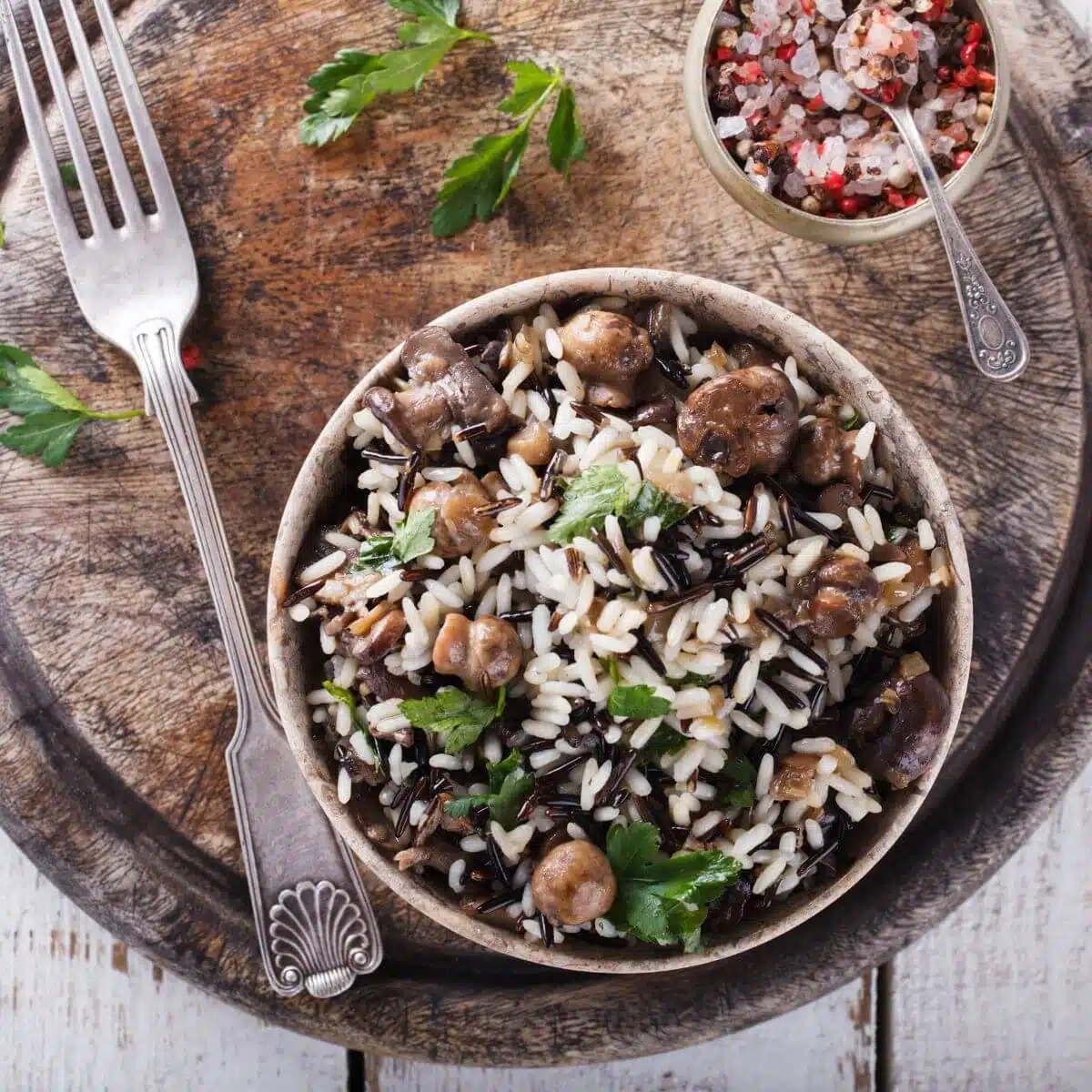 Mushroom wild rice