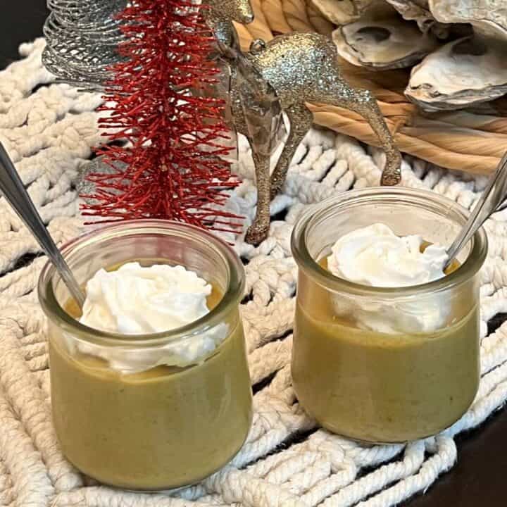 Vegan gingerbread pudding recipe.