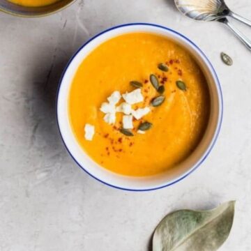 Vegan lentil soup, spicy coconut lentil soup recipe.