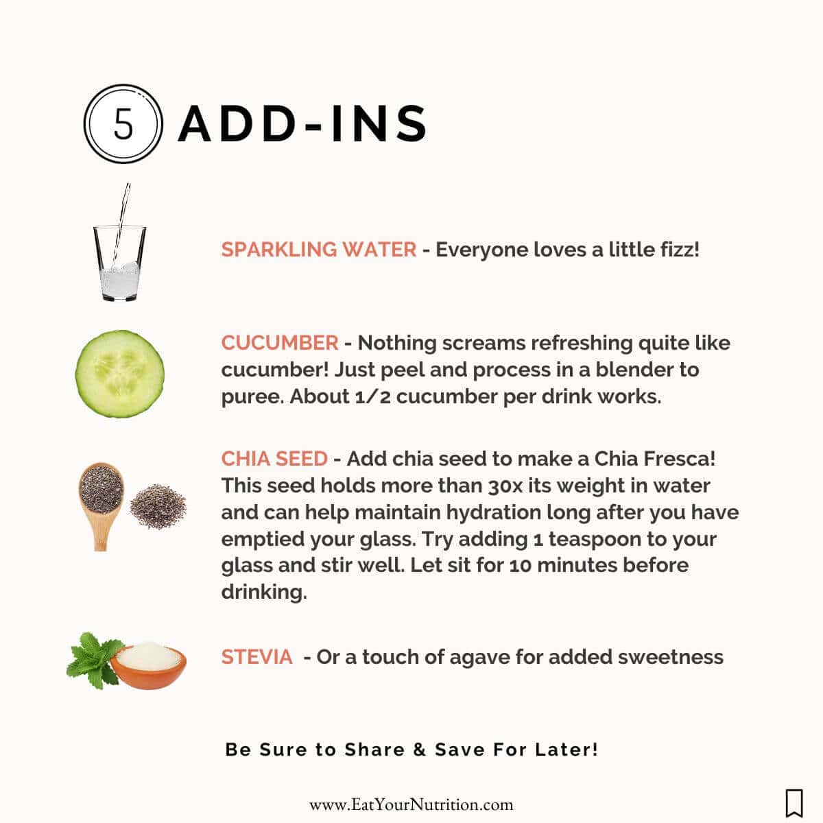 add ins for agua fresca