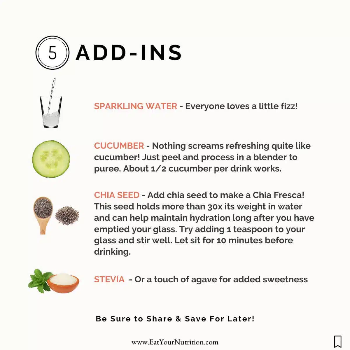 add ins for agua fresca