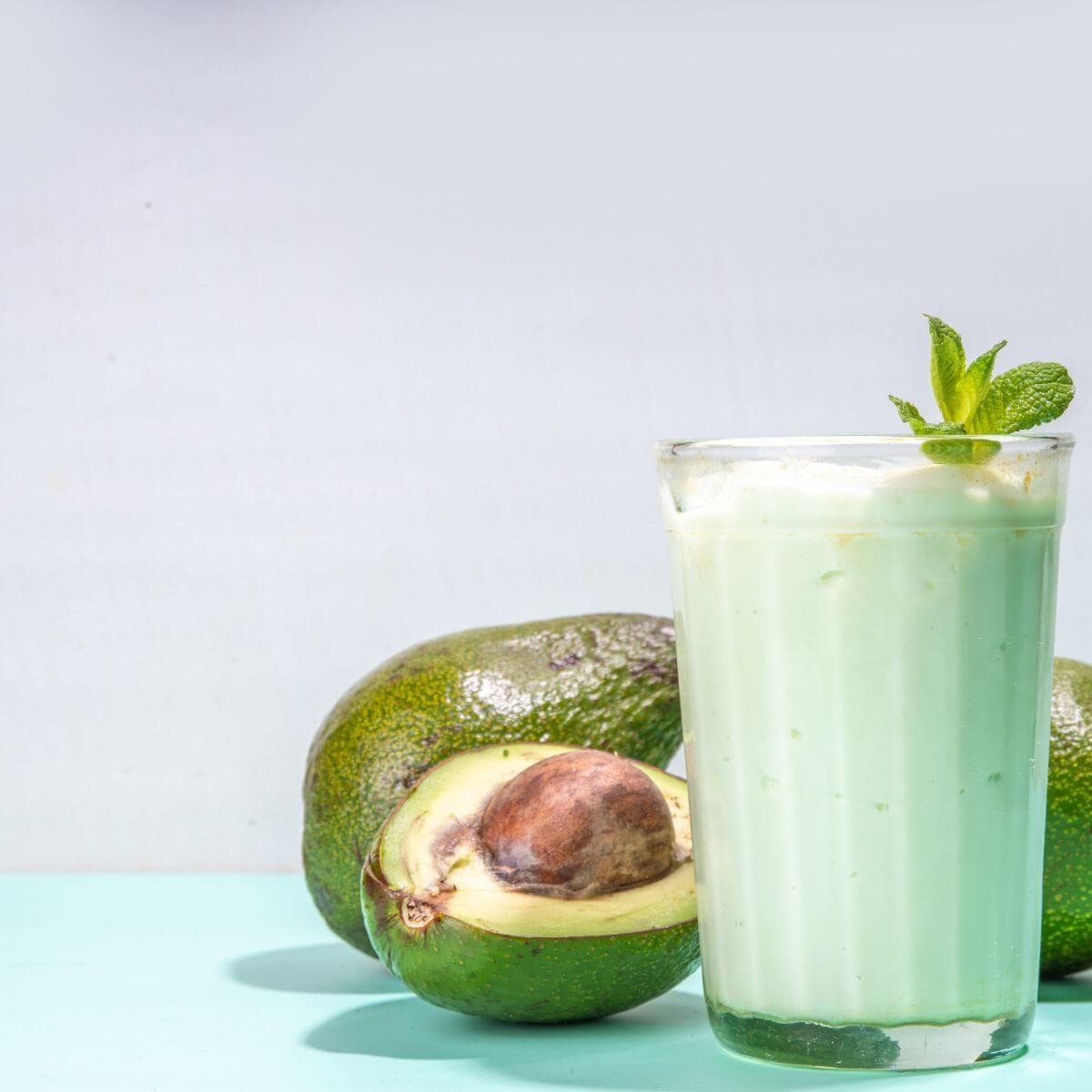 creamy eggnog protein shake for the holidays