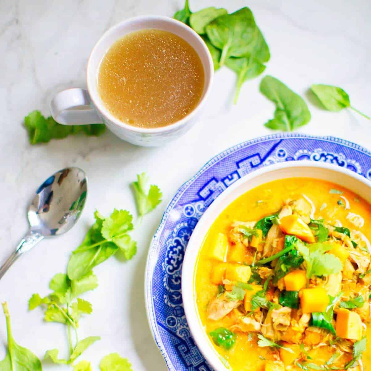 Ginger turmeric bone broth