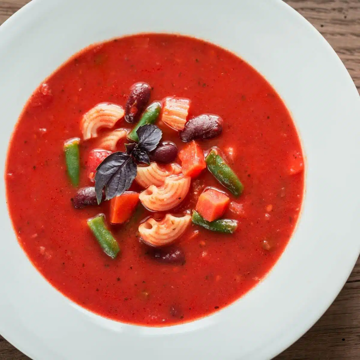 vegan gluten free minestrone soup