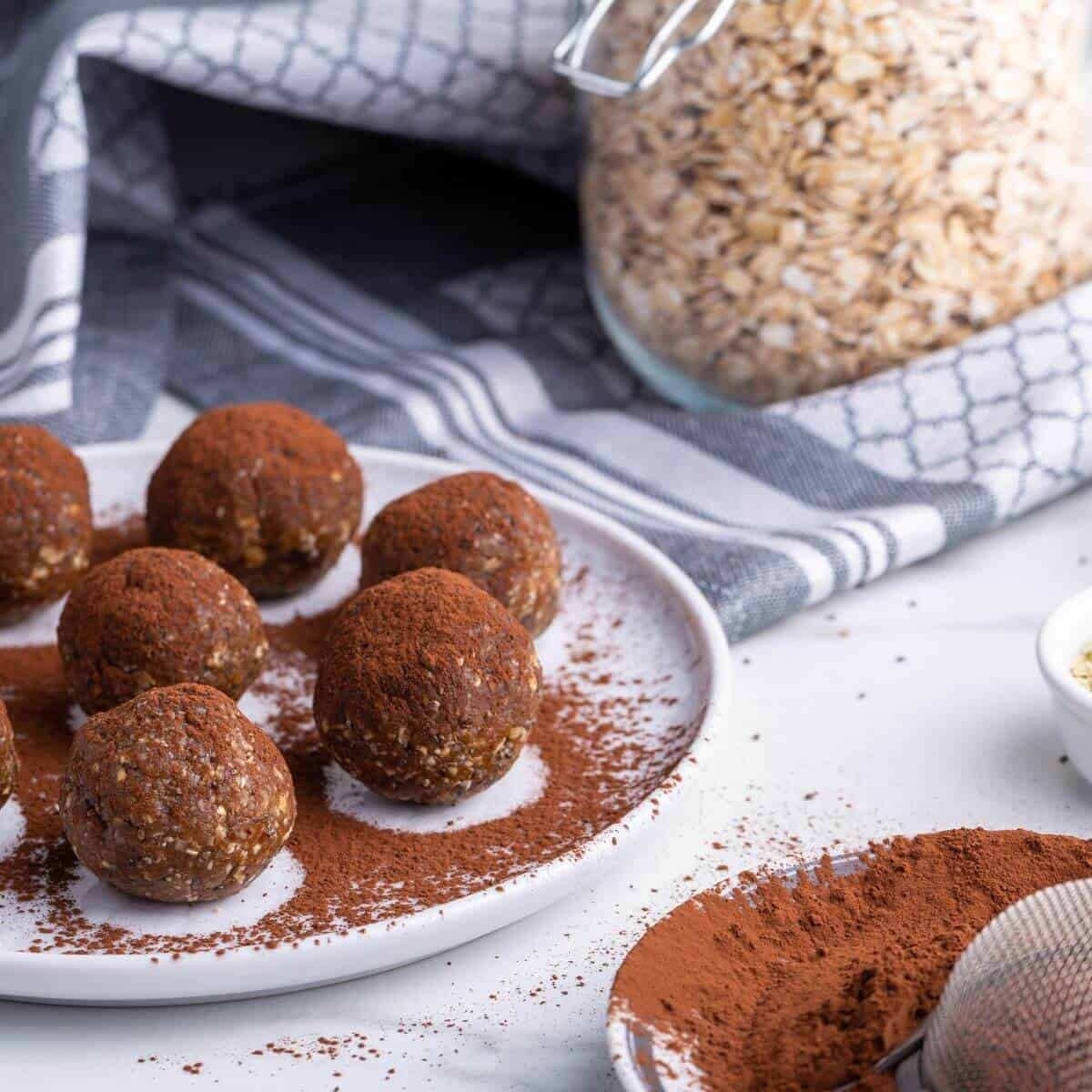 Chocolate Brownie Date Balls