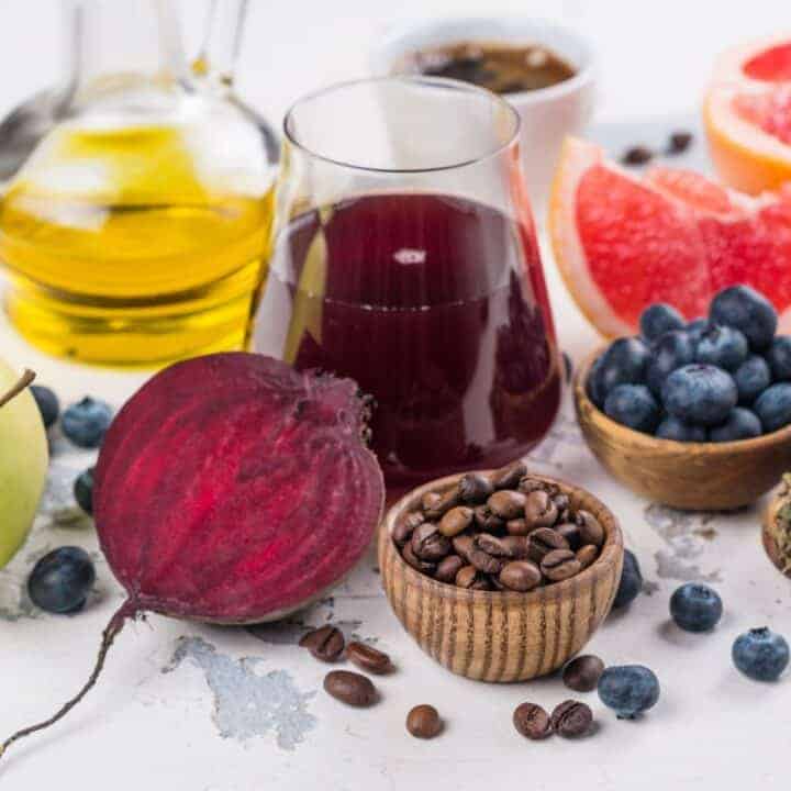 Food for body's detoxification naturally, liver health.