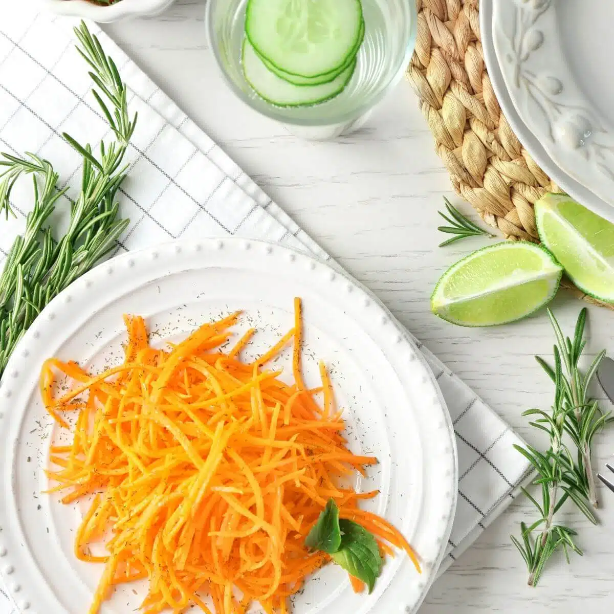 shredded carrots for raw carrot and beet salad recipe