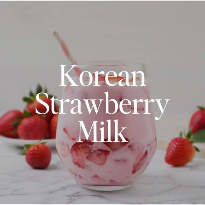 Korean strawberry milk