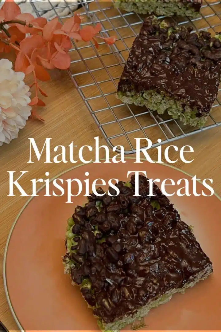 Matcha Rice Krispies Treats