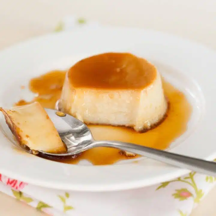 High Protein Caramel Mexican Flan Recipe