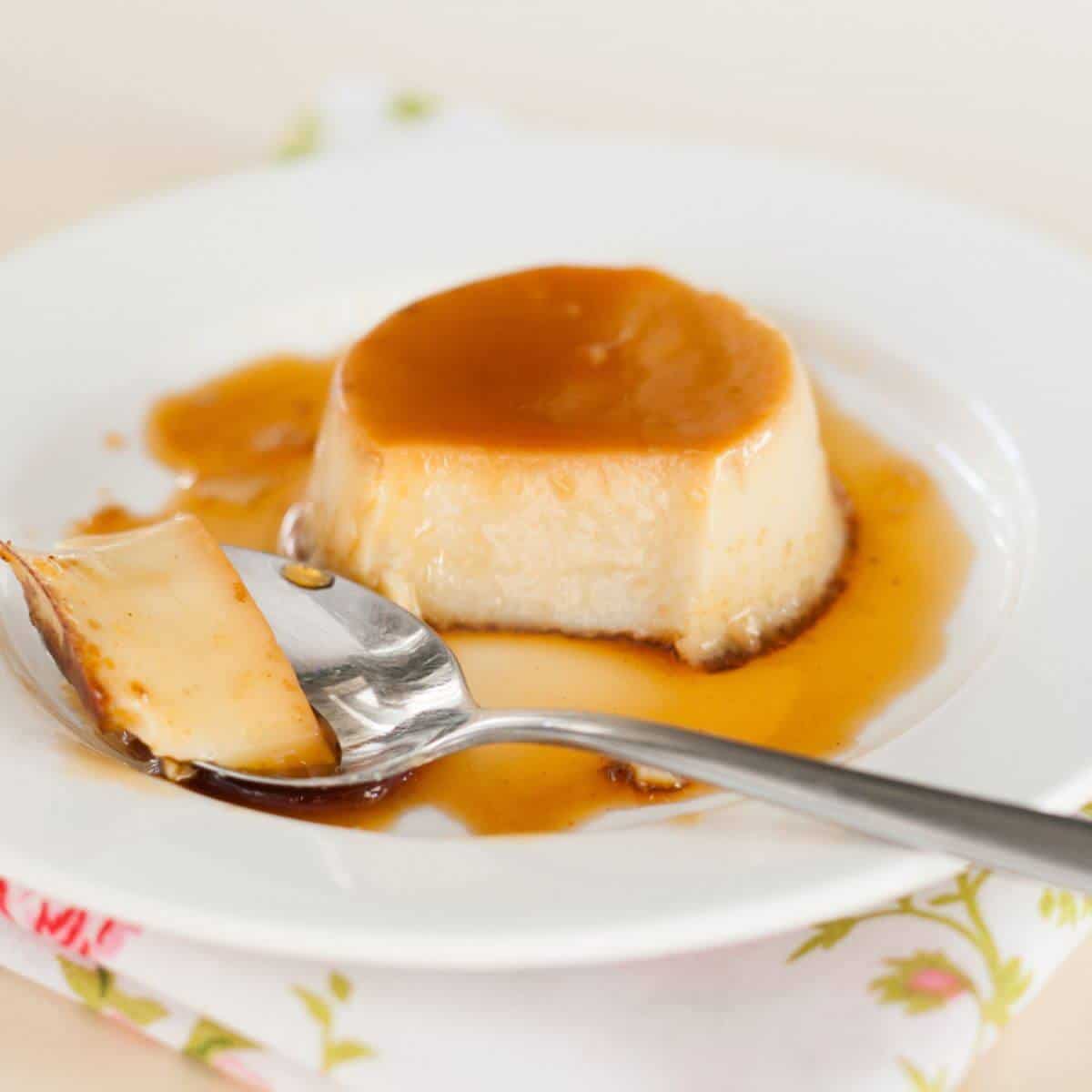 High Protein Caramel Mexican Flan Recipe