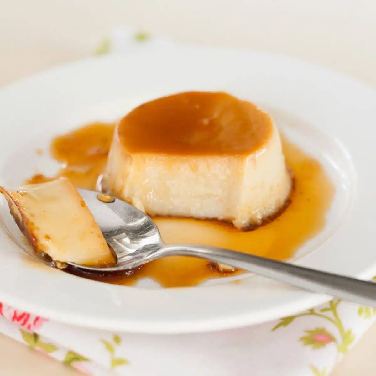 High Protein Caramel Mexican Flan Recipe