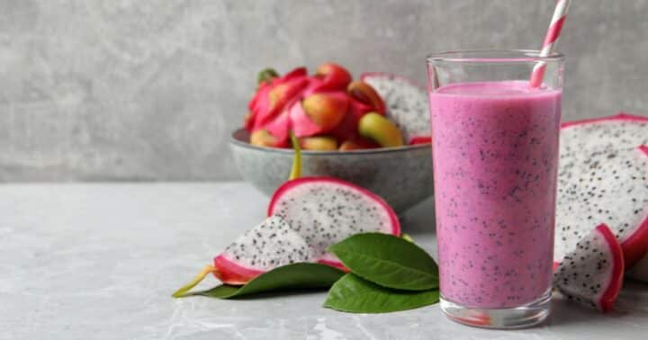 Tropical Dragon Fruit Smoothie (1200 x 1200 px)